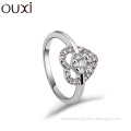 Latest Style Lady's Wedding Engagement Jewelry Fashion Heart Shape Bling Bling Engagement Ring Diamond
